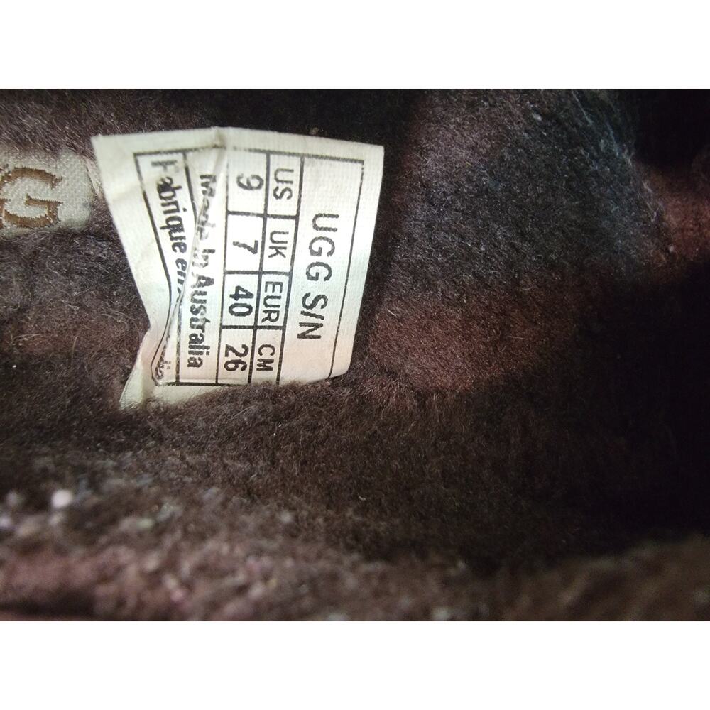 UGG Size 9 Tazz II Suede Platform Slipper Clogs Tasman Womens Chocolate Brown - Picture 9 of 9